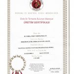 Material in Contact With Food Production Certificate